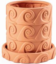 Seletti Vazonas Magna Graecia Onda iš terakotos 24 cm
