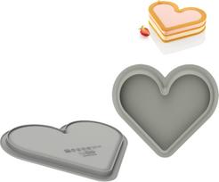 Silikomart Kepimo forma Love Story iš silikono 2 komp.