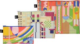 LOQI Kosmetinės LOQI Artist Frank Lloyd Wright prekė perdirbta 3 vnt.