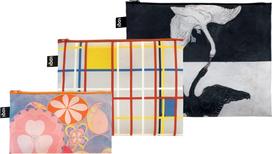 LOQI Kosmetinės LOQI Artist Hilma af Klint & Piet Mondrian prekė perdirbta 3 vnt.