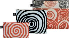 LOQI Kosmetinės LOQI Artist Louise Bourgeois Spirals prekė perdirbta 3 vnt.