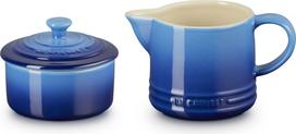 Le Creuset Pieno ąsotis ir cukraus indas Signature sodrios mėlynos spalvos 2 komp.