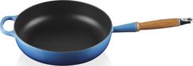 Le Creuset Keptuvė Sauté Signature sodrios mėlynos spalvos 28 cm