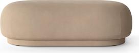 Ferm Living Pufas Rico Brushed pailgas smėlio spalvos