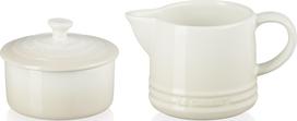 Le Creuset Pieno ąsotis ir cukraus indas Signature bežinės spalvos 2 komp.