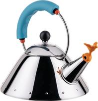 Alessi Virdulys su švilpuku 9093 Alessi mėlyna rankena 1 l