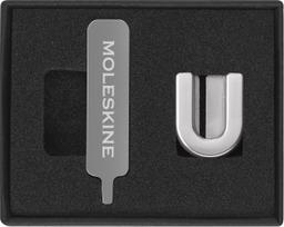 Moleskine Prisegamas ženkliukas užrašų knygutei Moleskine raidė U sidabro spalvos