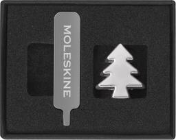 Moleskine Prisegamas ženkliukas užrašų knygutei Moleskine Kalėdų eglutė sidabro spalvos