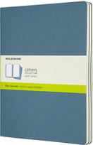 Moleskine Sąsiuviniai be linijų Moleskine Cahier Journals mėlynos spalvos XL 3 vnt.