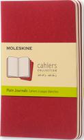 Moleskine Sąsiuviniai be linijų Moleskine Cahier Journals raudonos spalvos P 3 vnt.