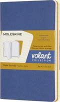 Moleskine Sąsiuviniai su linijomis Moleskine Volant geltonas ir mėynas P 2 vnt.