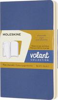 Moleskine Sąsiuviniai be linijų Moleskine Volant geltonas ir mėynas P 2 vnt.