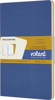 Moleskine Sąsiuviniai be linijų Moleskine Volant geltonas ir mėynas L 2 vnt.