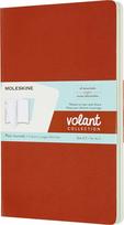 Moleskine Sąsiuviniai be linijų Moleskine Volant oranžinis ir žydras L 2 vnt.