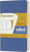 Moleskine Sąsiuviniai be linijų Moleskine Volant geltonas ir mėynas XS 2 vnt.
