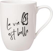 Villeroy & Boch Puodelis Statement La vie est belle 340 ml