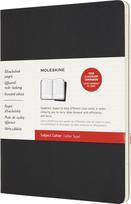 Moleskine Sąsiuviniai Moleskine Subject Cahier su minkštu viršeliu juodos ir rudos spalvos XL 160 puslapiai 2 vnt.