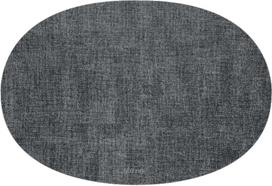 Guzzini Stalo kilimėlis Tiffany ovalios formos antracito spalvos 33 x 48 cm