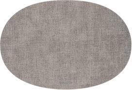 Guzzini Stalo kilimėlis Tiffany ovalios formos pilkos spalvos 33 x 48 cm