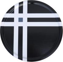 Born in Sweden Serviravimo padėklas Cross Thick juodos spalvos 46 cm