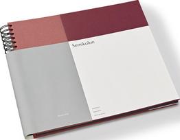Semikolon Nuotraukų albumas Natural Affair spiralė rožinės ir bordo spalvos
