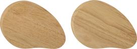 Bloomingville Pjaustymo lentelės Gong pagamintas iš kaučiuko 23,5 cm 2 vnt.