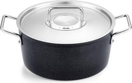 Fissler Puodas Adamant aukštas su metaliniu dangteliu 24 cm