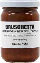 Nicolas Vahe Bruschetta baklažanų ir raudonųjų paprikų Nicolas Vahe 140 g