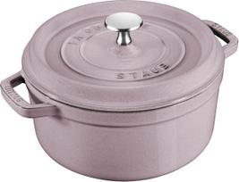 Staub Puodas La Cocotte iš ketaus vyšnių žiedų spalva 2,2 l