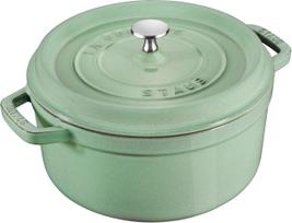 Staub Puodas La Cocotte iš ketaus mėtinės spalvos 2,6 l