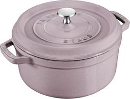 Staub Puodas La Cocotte iš ketaus vyšnių žiedų spalva 2,6 l