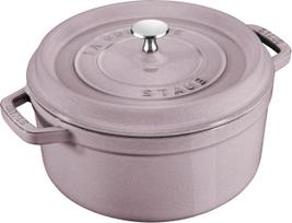 Staub Puodas La Cocotte iš ketaus vyšnių žiedų spalva 3,8 l