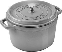 Staub Puodas La Cocotte aukštas iš ketaus grafito spalvos 4,8 l