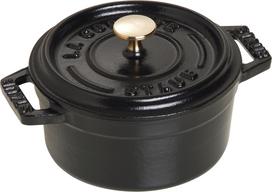 Staub Puodas Mini Cocotte iš ketaus juodos spalvos 250 ml