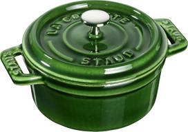 Staub Puodas Mini Cocotte iš ketaus žalios spalvos 250 ml