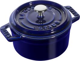 Staub Puodas Mini Cocotte iš ketaus mėlynos spalvos 250 ml