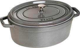 Staub Puodas La Cocotte ovalo formos iš ketaus grafito spalvos 8 l