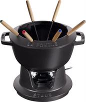 Staub Fondu rinkinys Staub juodos spalvos 20 cm 10 komp.