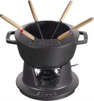 Staub Fondu rinkinys Staub juodos spalvos 18 cm 10 komp.