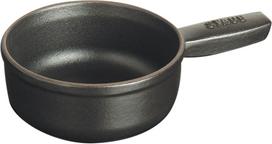 Staub Fondue puodas Staub juodos spalvos 350 ml