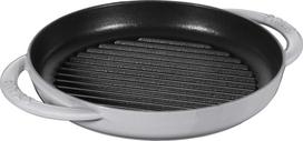 Staub Grilio keptuvė Staub su dvejomis rankenomis grafito spalvos 22 cm
