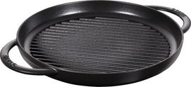 Staub Grilio keptuvė Staub su dvejomis rankenomis juodos spalvos 30 cm