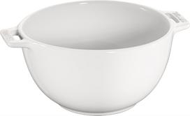 Staub Salotų dubuo Staub su dvejomis rankenomis baltos spalvos 18 cm
