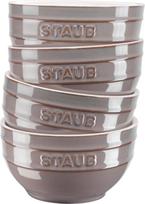 Staub Užkandžių dubenėliai Staub pilkos spalvos 14 cm 4 vnt.