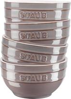 Staub Užkandžių dubenėliai Staub pilkos spalvos 12 cm 4 vnt.