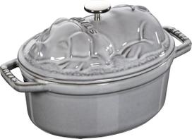 Staub Puodas Special Cocotte paršelis grafito spalvos 1 l
