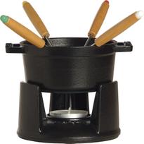 Staub Fondu rinkinys Staub juodos spalvos 10 cm 8 komp.