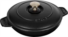 Staub Kepimo ir patiekimo indas Staub su dangteliu juodos spalvos 750 ml