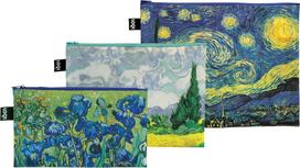 LOQI Kosmetinės Museum Vincent van Gogh prekė perdirbta 3 vnt.
