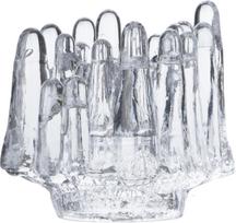 Kosta Boda Tealight žvakidė Polar skaidrios spalvos 11,2 cm